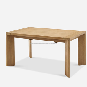 Modern Durable Wooden Dining Table Set with Contemporary Design for Home Apartment Farmhouse Villa Hotel - Product Image 1