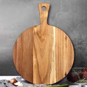 Planche à découper en bois rustique - Non toxique, facile à nettoyer, passe au lave-vaisselle - Product Image 6