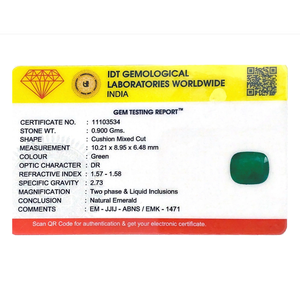 Natural Zambian Emerald 4.5 Carat Loose Gemstone Emerald Cut for Fine Jewelry - Product Image 4