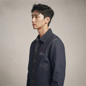 Casual Street Style <b>Men</b> <b>Denim</b> <b>Jacket</b> Trucker Coat Soft Cotton Fabric Durable Stitching Button Closure Regular Fit Spring - Product Image 5