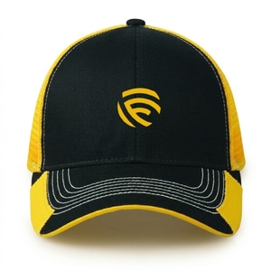Casquette Trucker personnalisée à 5 panneaux, casquette de baseball vierge avec dos en maille, casquettes en maille de haute qualité à couleur contrastante, casquettes de sport - Product Image 4