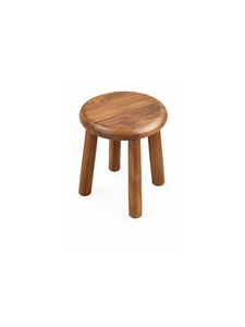 Modern wooden dining stool solid seat and strong <b>legs</b> Minimalist Round Design dining room <b>chair</b> Eco friendly wooden stool - Product Image 1