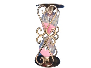 Reloj de arena Latón Arena Vidrio Latón Reloj de arena Mesa Decoración de latón Decoración para el hogar Temporizador de arena Reloj de arena Cepillado de dientes - Product Image 2