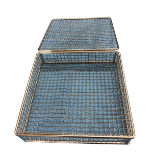 Stainless Steel Wire <b>Mesh</b> Tray Reusable Surgical Instrument Basket Medical Sterilization Tray - Product Image 1