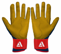 Guantes de Béisbol de Piel de Cabra Antideslizantes, Duraderos, Transpirables, Ecológicos y Personalizables con Cierre de Gancho y Bucle que Absorben la Humedad