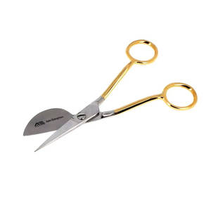 Tijeras de corte de hilo de bordar al por mayor Tijeras de pico de pato Tijeras de apliques de acero inoxidable de calidad superior - Product Image 1