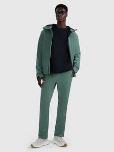 Chaqueta con capucha softshell personalizada para hombre, informal, para exteriores, con cremallera completa, resistente al agua y al viento, con bolsillos utilitarios, ligera. - Product Image 5