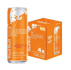 Bebida Energética Red Bull Edición Verano Sabor Albaricoque y Fresa, 24 Latas de 250ml, Contiene 0.4% de Taurina para Diversos Usos Biológicos - Product Image 2