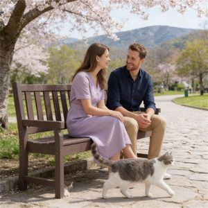 Panca da Giardino Marrone per Prendere il Sole e Rilassarsi nel Patio - Product Image 1