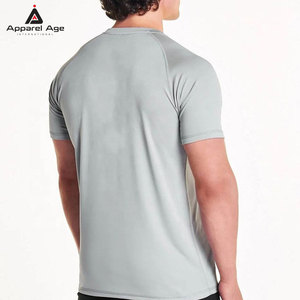 Créez votre propre t-shirt de sport pour homme avec logo personnalisé, service OEM, faible quantité minimum de commande, qualité supérieure, manches courtes. - Product Image 4