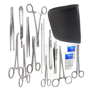 Kit d'instruments chirurgicaux professionnels pour étudiants en médecine avec pinces pour la pratique vétérinaire - Product Image 5