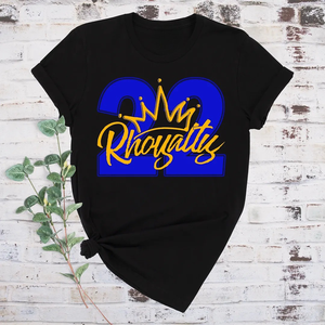 Camiseta con estampado de pintura en aerosol 1922, camiseta informal de manga corta con cuello redondo y estampado gráfico personalizado en color negro, ropa de calle de moda Unisex - Product Image 1
