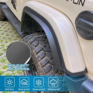 Parafanghi Anteriori e Posteriori Compatibili con Jeep Wrangler JL JLU Unlimited Rubicon 2018-2024, Linea Parafanghi per Fuoristrada - Product Image 4