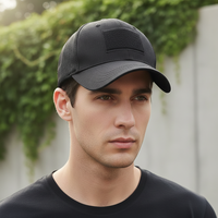 Casquette de baseball vintage camouflage tactique pour homme, en coton lavé, 6 panneaux, réglable, pour le sport et la chasse