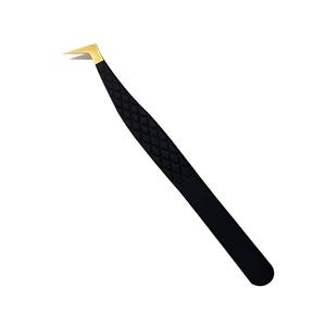 Pinzas de Precisión para Cejas de Acero Inoxidable Chapadas en Oro, Duraderas, con Punta Suave para Uso en Cejas - Product Image 5