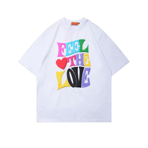เสื้อยืดโอเวอร์ไซส์ทรงบ็อกซี่ แขนเสื้อแบบดรอปโชว์เดอร์ ผ้าคอตตอนถักน้ำหนัก 300 กรัม 100% เป็นมิตรต่อสิ่งแวดล้อม พิมพ์ลายพัฟฟ์  สำหรับผู้ชาย ขายส่ง - Product Image 3