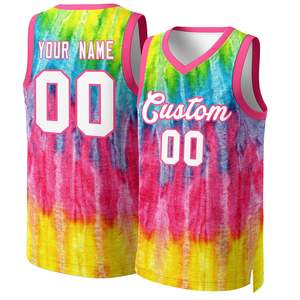 Maillot de basket-ball personnalisable pour hommes et vêtements de sport respirants, impression du logo du nom de l'équipe, nouveau maillot d'entraînement par sublimation - Product Image 1