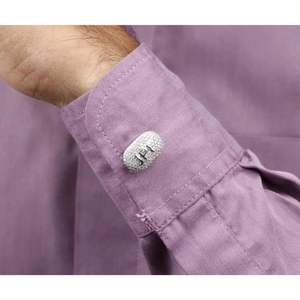 Mancuernillas de moissanita premium con diamantes, plata de ley 925, tono oro blanco, amarillo y rosa, color EF, VVS, VS, regalo para hombre, boda, fiesta - Product Image 1