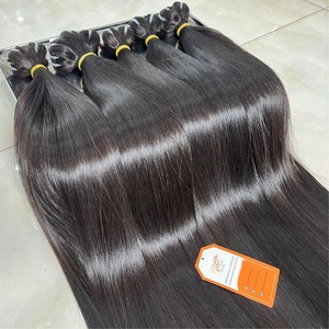Paquetes de un solo donante Hueso Recto Color negro natural Cabello vietnamita crudo Longitud larga Proveedor de alta calidad - Product Image 6