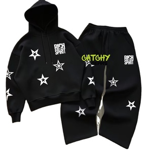 Conjuntos Deportivos con Estampado Puff al por Mayor, Ropa Deportiva con Logotipo Personalizado para Entrenamiento en Gimnasio y Uso Casual - Product Image 4