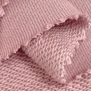 Tissu en molleton 100 % coton, tricoté, teint uni, extensible, pour sweats à capuche pour garçons - Prix de gros - Product Image 3