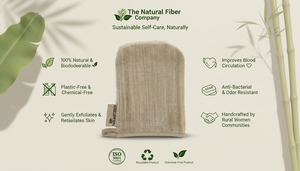 Esponja Corporal en Forma de U de Fibra de Plátano Orgánica Ecológica, Exfoliante de Doble Cara, Antibacteriana y Transpirable (Modelo Clásico) - Product Image 5