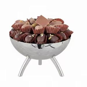 Bol à chocolat en acier inoxydable, bol de service pour bonbons, fruits secs, collations, maison, hôtel - Product Image 6