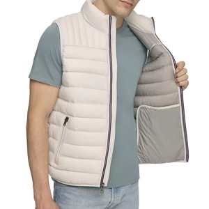 Chaleco Acolchado Unisex al por Mayor, 100% Nailon, Chaqueta de Invierno con Capucha, Estilo Urbano, Ligera, Transpirable y Cálida - Product Image 4