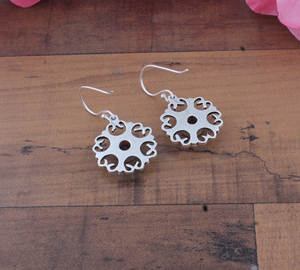 925 <b>Sterling</b> <b>Silver</b> Blue Lace Agate Drop Earrings | Wholesale Handcrafted Gold Plated Vintage Mandala Filigree Anniversary Party - Product Image 5