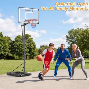 Canestro da Basket Portatile da 3 Metri per Adulti, Attrezzatura per Campo Esterno - Product Image 2