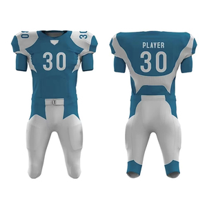 Top Quality American Football Uniform Kit Durable Stretch Polyester Fabric Custom Printed Football Jersey & <b>Pants</b> For Team Wear - Product Image 2