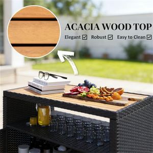 Armadio Nero da Esterno con Ripiani, Pratico per l'Organizzazione di Asciugamani - Product Image 4