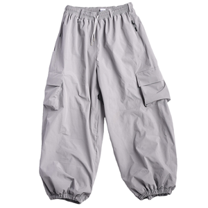 Pantalon de ski ample coupe-vent imperméable 10 000 mm respirant grande taille avec fermeture éclair style hip-hop coupe ample service OEM - Product Image 1