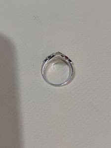 Natural 7 Chakra Stones Quartz Gemstone <b>Ring</b> Multi Color <b>925</b> <b>Silver</b> Engagement Anniversary Gift - Product Image 2