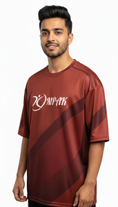 T-shirt oversize streetwear à sublimation pour homme, mode décontractée - Product Image 5