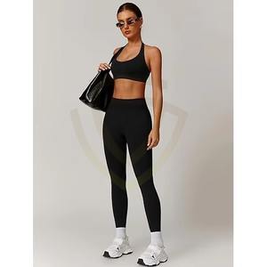 Conjuntos de yoga sin costuras para mujer, conjunto de sujetador deportivo y leggings, trajes deportivos para entrenamiento físico, conjuntos de mujer con diseño personalizado - Product Image 5