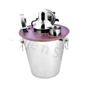 Cubo de coctelera de acero inoxidable de Color cobre Premium, vendedor superior, Kit de Metal Premium para Bartenders, juego de herramientas de barra - Product Image 1