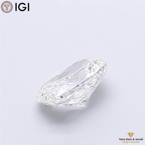เพชรทรงคุชชั่น 1.00 กะรัต คุณภาพพรีเมียม ผลิตด้วยวิธี CVD พร้อมใบรับรอง IGI สี F ความสะอาด VS1 เหมาะสำหรับจี้แบบโซลิแทร์ - Product Image 3