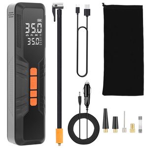 Compressore d'Aria Digitale Portatile Senza Fili 150PSI, Pompa d'Aria Compatta con 5 Modalità di Gonfiaggio, 3 Modalità di Illuminazione, Compressore d'Emergenza per Pneumatici - Product Image 1