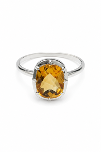 <b>Citrine</b> <b>Ring</b> in 925 Sterling Silver KLSR12563 - Product Image 2