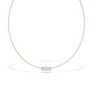 Elegante collar de diamantes, collar con diamantes creados en laboratorio con cadena, collar de diamantes de corte redondo para mujer, de proveedor indio. - Product Image 6