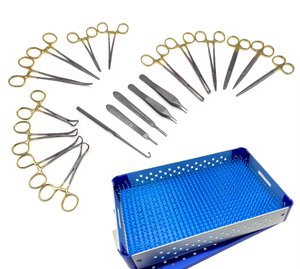 Ensemble d'instruments de chirurgie des tissus mous, kit d'instruments chirurgicaux médicaux professionnels en acier inoxydable avec plateau de stérilisation - Product Image 3