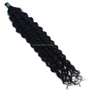 Cabello humano Remy virgen indonesio al por mayor, en paquetes, de un solo trama, 100% natural, tipo rizado - Product Image 4