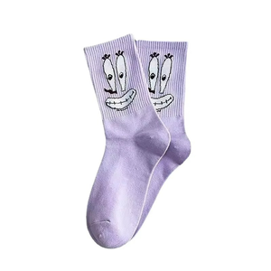 New Style Hot Sale Fashion Funny Anime Cartoon Hip-hop Skateboard <b>Stocking</b> Soft Cotton Popular Couples Cartoon Socks - Product Image 2