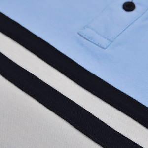 Polo homme en coton de qualité supérieure, grande taille, design uni, couleur marron. - Product Image 4