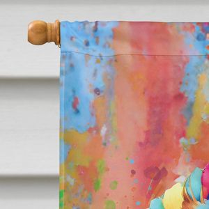 Akita Hippie gran porche decorativo patio Banner Multicolor pared colgante poliéster casa tamaño Multicolor casa bandera manga poste - Product Image 3