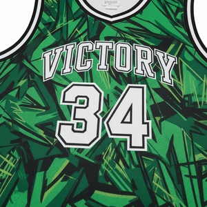 OEM Custom Unisex Basketball Jersey Set Polyester Breathable Team Sports Uniform Custom Logo Team Wear Athletic V-neck Half - Product Image 6