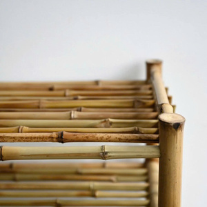 Multi-functional Bamboo <b>Bench</b> with Shoe Rack Integrated <b>Entryway</b> Seating Adjustable Height Bamboo Shoe Shelf for Storage - Product Image 3