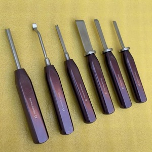 Azicon's 6 Pcs Orthopedic Bone <b>Chisels</b> Instruments Set Stainless Steel Surgical Osteotomes <b>Gouges</b> Trauma Surgery Tools - Product Image 2