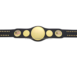 Ceinture de championnat d'arts martiaux professionnelle sur mesure, robuste, en cuir de vache et boucle en alliage, haute résistance et écologique - Product Image 2